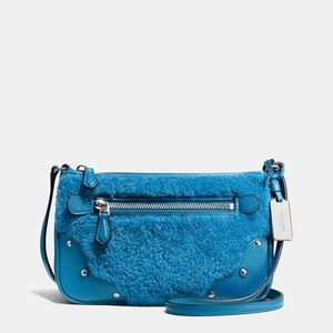 NWT✨Coach Rhyder Studded Crossbody Peacock